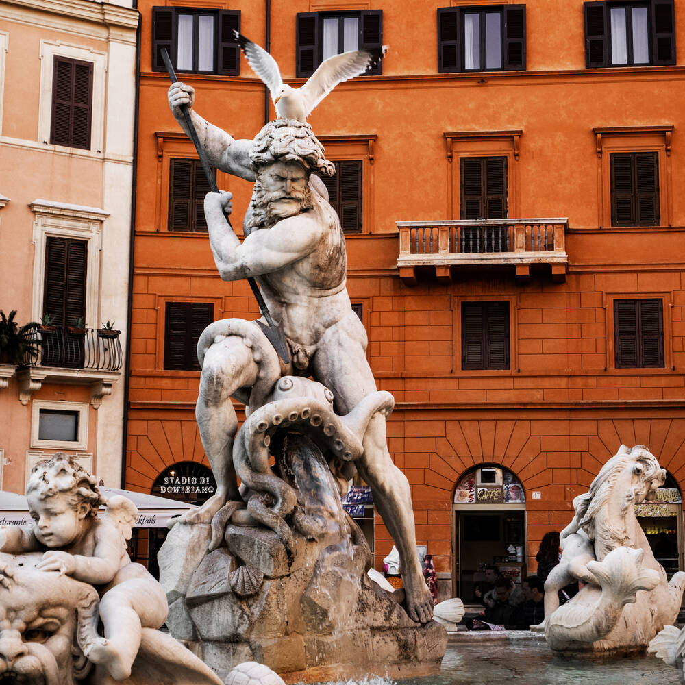 Fontana a Roma – fotografia di Roma, Florence ROSSARD