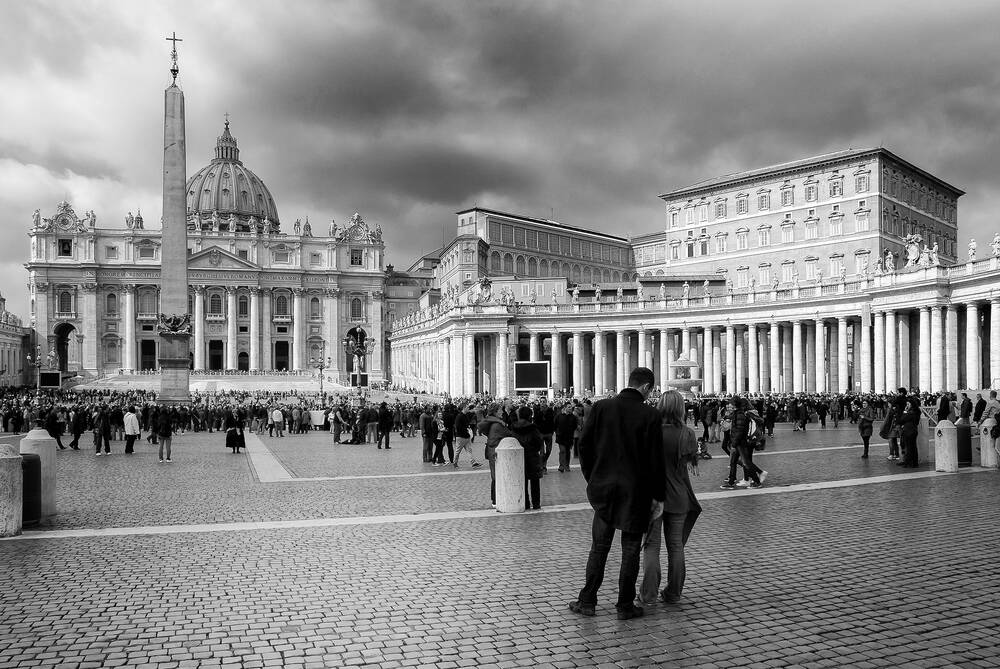 La coppia di Saint Pierre – fotografia di Roma, Jean Louis PARBOT